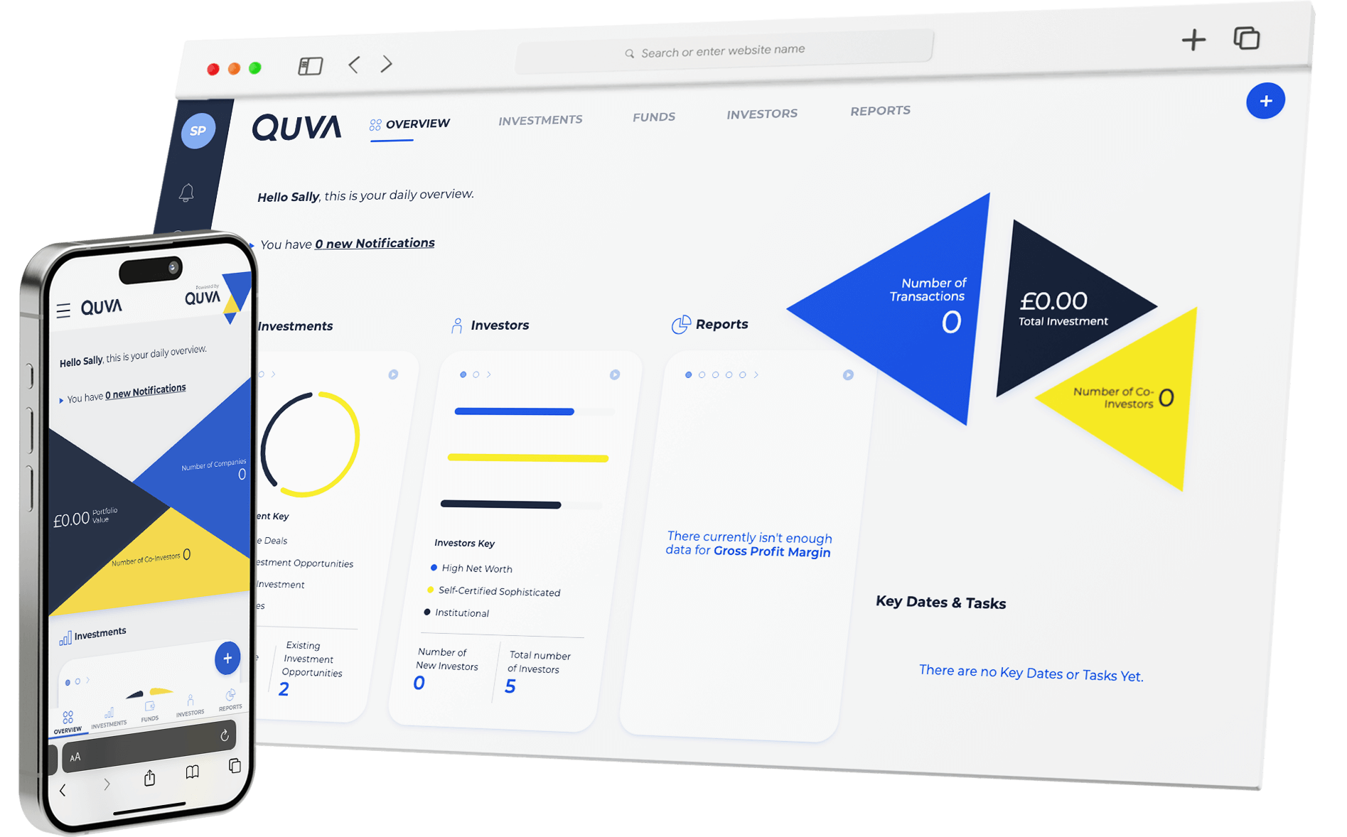 Quva Platform on Desktop and Mobile